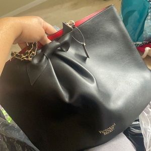Brand new black Victoria secret tote bag
